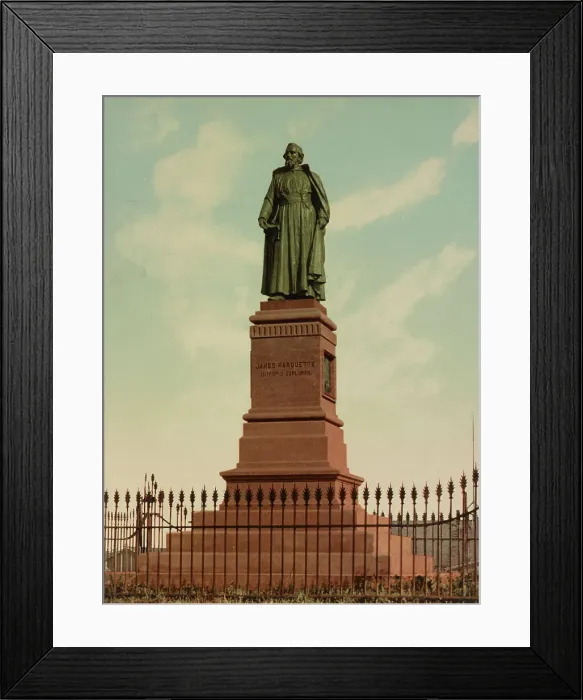 Framed Print : Marquette statue, c1898. Creator: Unknown Framed Print : Marquette statue, c1898. Creator: Unknown