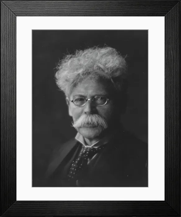 Framed Print : Hirth, Friedrich, Professor, portrait photograph, 1917 May 24. Creator: Arnold Genthe Framed Print : Hirth, Friedrich, Professor, portrait photograph, 1917 May 24. Creator: Arnold Genthe