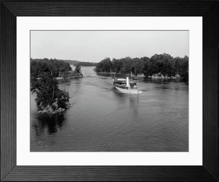 Framed Print : Lost Channel, Thousand Islands, N.Y. (1901?). Creator: Unknown Framed Print : Lost Channel, Thousand Islands, N.Y. (1901?). Creator: Unknown