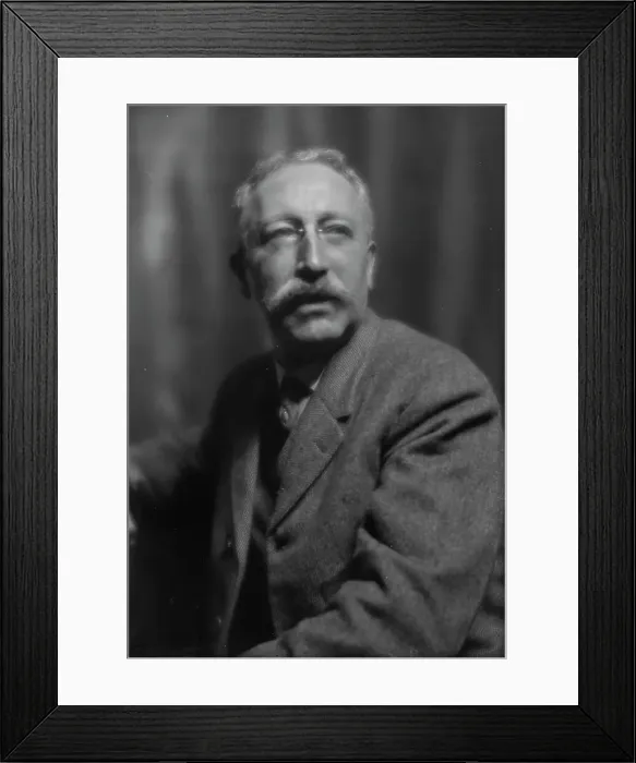 Framed Print : Hoeber, Arthur, portrait photograph, 1912 Apr. 25. Creator: Arnold Genthe Framed Print : Hoeber, Arthur, portrait photograph, 1912 Apr. 25. Creator: Arnold Genthe