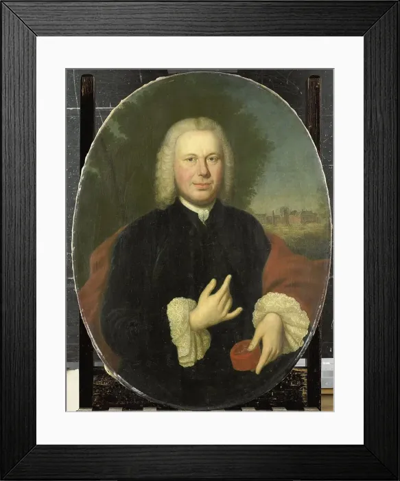 Framed Print : Diederik van Bleyswijk (1711-63), Baron of Eethen and Meeuwen, Lord of Babiloniënbroek... 1761. Creator: Conrad Kuster Framed Print : Diederik van Bleyswijk (1711-63), Baron of Eethen and Meeuwen, Lord of Babiloniënbroek... 1761. Creator: Conrad Kuster