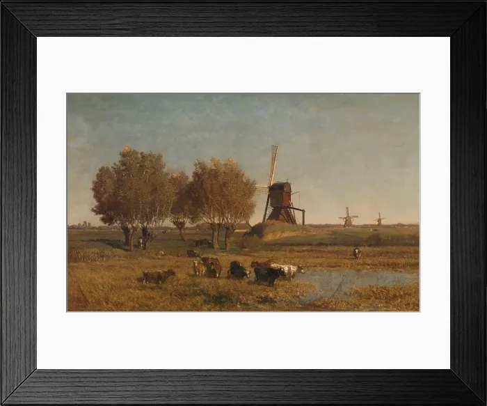 Framed Print : De Winkel near Abcoude, c.1877. Creator: Paul Joseph Constantin Gabriel Framed Print : De Winkel near Abcoude, c.1877. Creator: Paul Joseph Constantin Gabriel