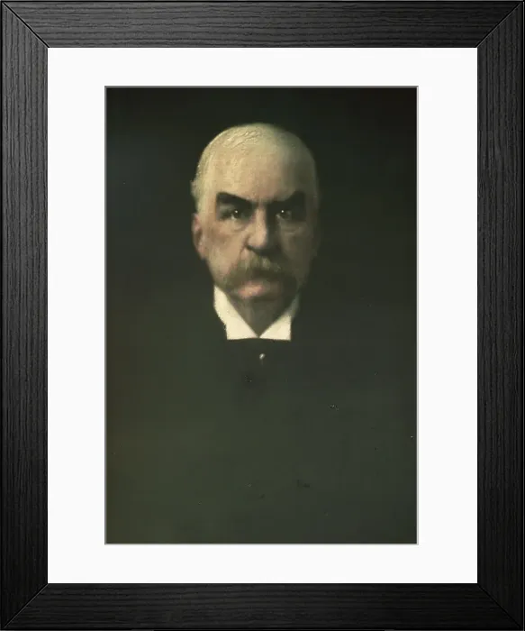 Framed Print : J.P. Morgan, between 1911 and 1913. Creator: Arnold Genthe Framed Print : J.P. Morgan, between 1911 and 1913. Creator: Arnold Genthe