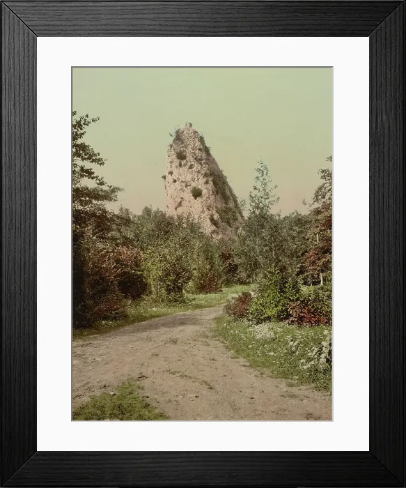 Framed Print : Sugar Loaf Rock, Mackinac Island, c1900. Creator: Unknown Framed Print : Sugar Loaf Rock, Mackinac Island, c1900. Creator: Unknown