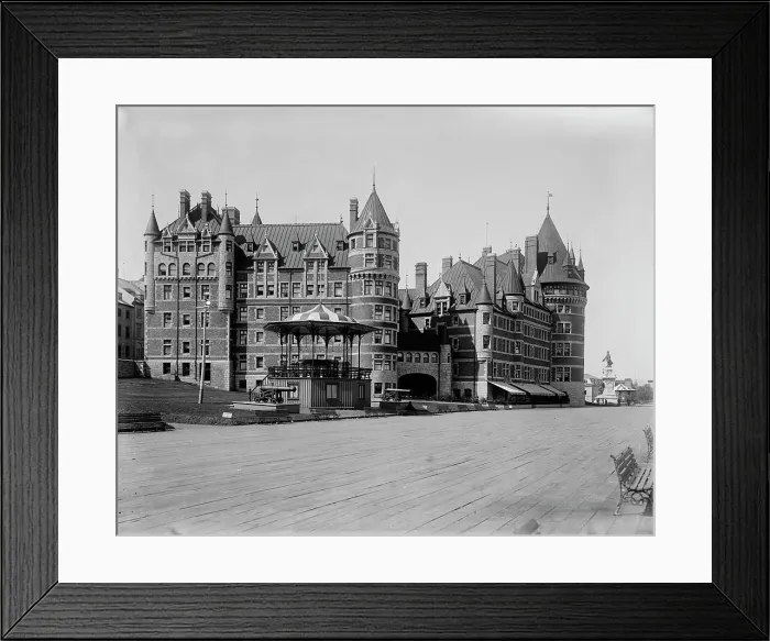 Framed Print : Chateau Frontenac, Quebec, between 1890 and 1901. Creator: Unknown Framed Print : Chateau Frontenac, Quebec, between 1890 and 1901. Creator: Unknown