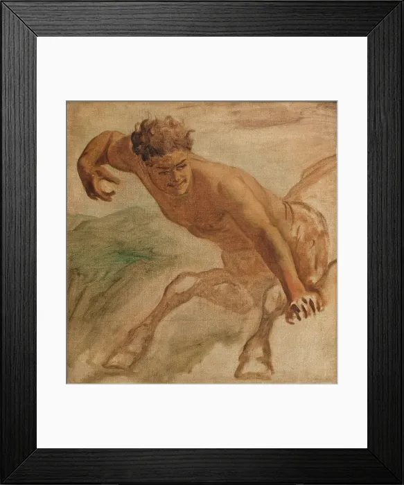 Framed Print : Centaur, 1866. Creator: Ludvig Abelin Schou Framed Print : Centaur, 1866. Creator: Ludvig Abelin Schou