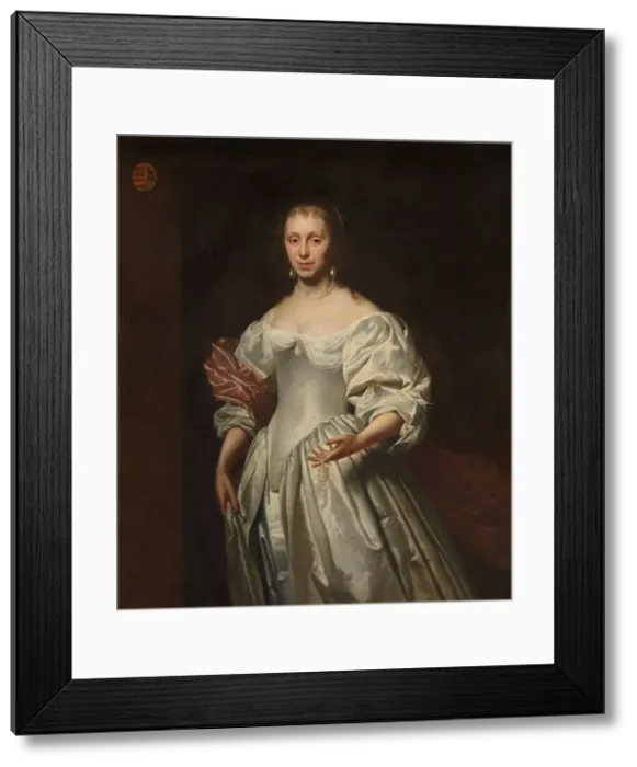 Framed Print : Portrait of Cornelia Craen van Haeften, 1663-1678. Creator: Cornelis van Ceulen Framed Print : Portrait of Cornelia Craen van Haeften, 1663-1678. Creator: Cornelis van Ceulen