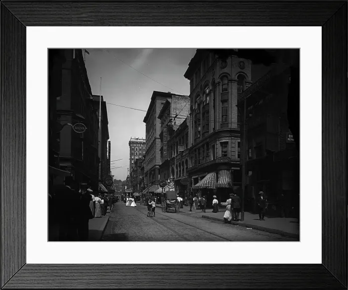Framed Print : Westminster St. Providence, R.I. c1906. Creator: Unknown Framed Print : Westminster St. Providence, R.I. c1906. Creator: Unknown
