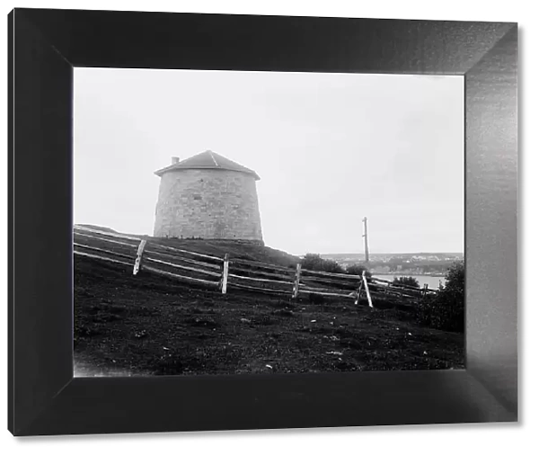 Martello tower, Plains of Abraham, Quebec, between 1890 and 1901. Creator: Unknown