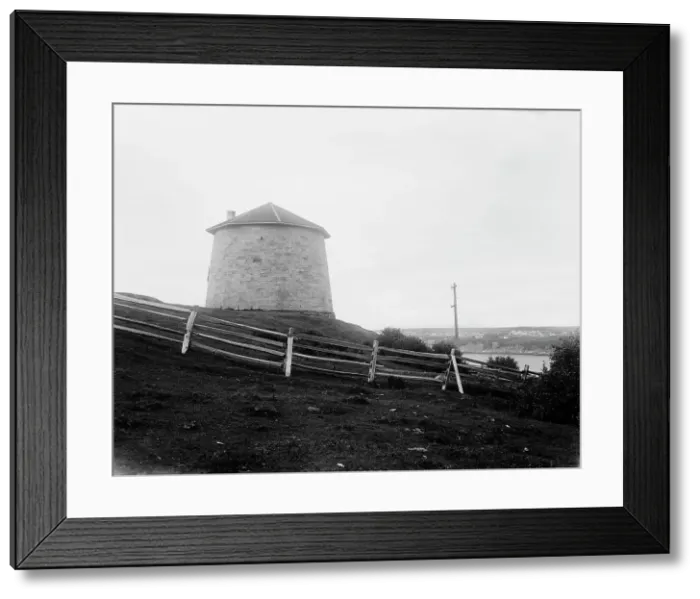 Framed Print : Martello tower, Plains of Abraham, Quebec, between 1890 and 1901. Creator: Unknown Framed Print : Martello tower, Plains of Abraham, Quebec, between 1890 and 1901. Creator: Unknown