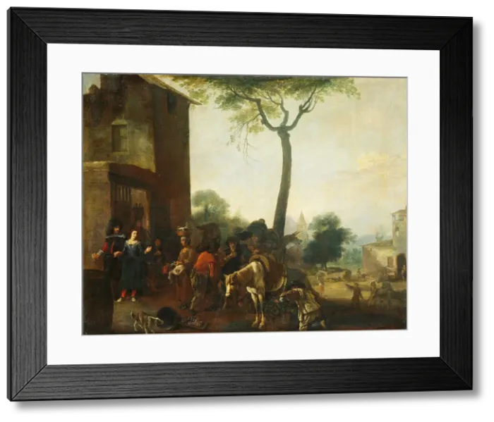 Framed Print : Harvesting the Vines, c.1630-c.1650. Creator: Unknown Framed Print : Harvesting the Vines, c.1630-c.1650. Creator: Unknown