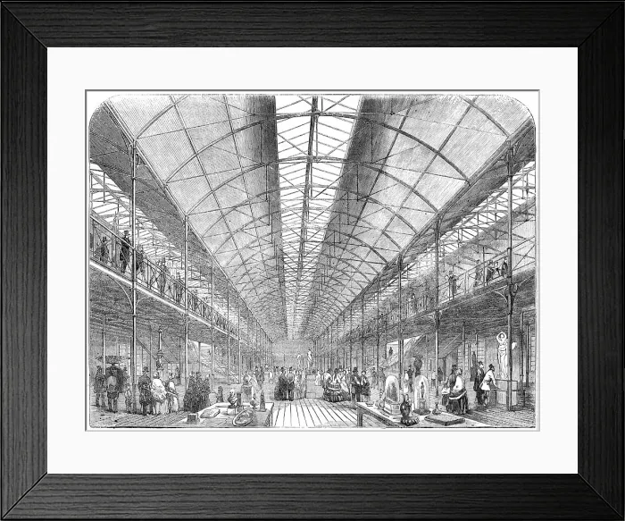 Framed Print : Museum of Science and Art, in Course of Construction, on the Kensington-Gore Estate, 1856. Creator: Unknown Framed Print : Museum of Science and Art, in Course of Construction, on the Kensington-Gore Estate, 1856. Creator: Unknown