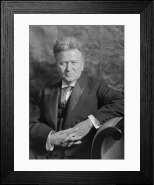 Framed Print : La Follette, Robert, Senator, portrait photograph, 1912 Apr. Creator: Arnold Genthe Framed Print : La Follette, Robert, Senator, portrait photograph, 1912 Apr. Creator: Arnold Genthe