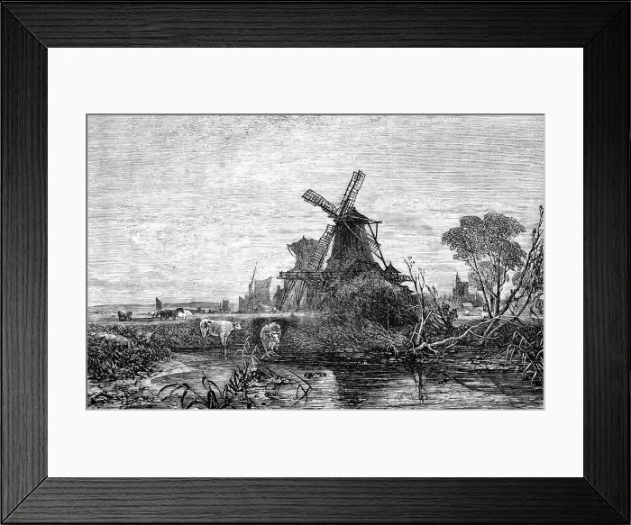 Framed Print : In the Marshes - Morning - painted by G. A. Williams - from the Exhibition of the National Institu Creator: Unknown. In the Marshes - Morning - painted by G. A. Williams - from the Exhibition of the National Institu Creator: Unknown Framed Print : In the Marshes - Morning - painted by G. A. Williams - from the Exhibition of the National Institu Creator: Unknown. In the Marshes - Morning - painted by G. A. Williams - from the Exhibition of the National Institu Creator: Unknown