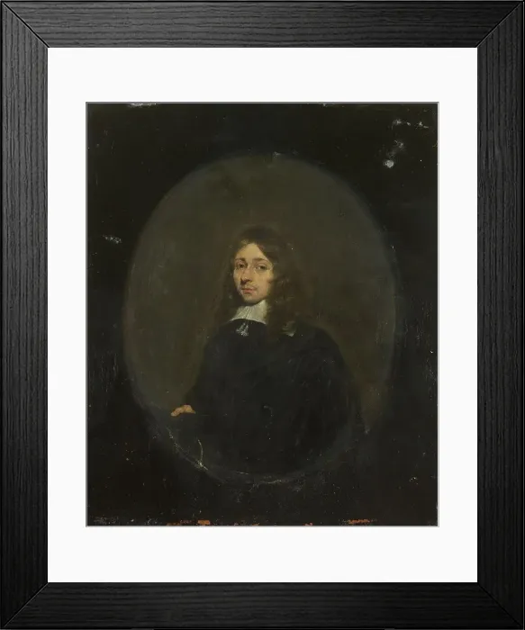 Framed Print : Portrait of a Man, 1640-1681. Creator: Gerard Terborch II Framed Print : Portrait of a Man, 1640-1681. Creator: Gerard Terborch II