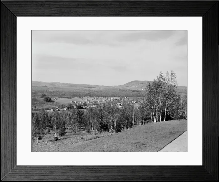 Framed Print : Franconia Village and Sugar Hill, White Mountains, c1900. Creator: Unknown Framed Print : Franconia Village and Sugar Hill, White Mountains, c1900. Creator: Unknown