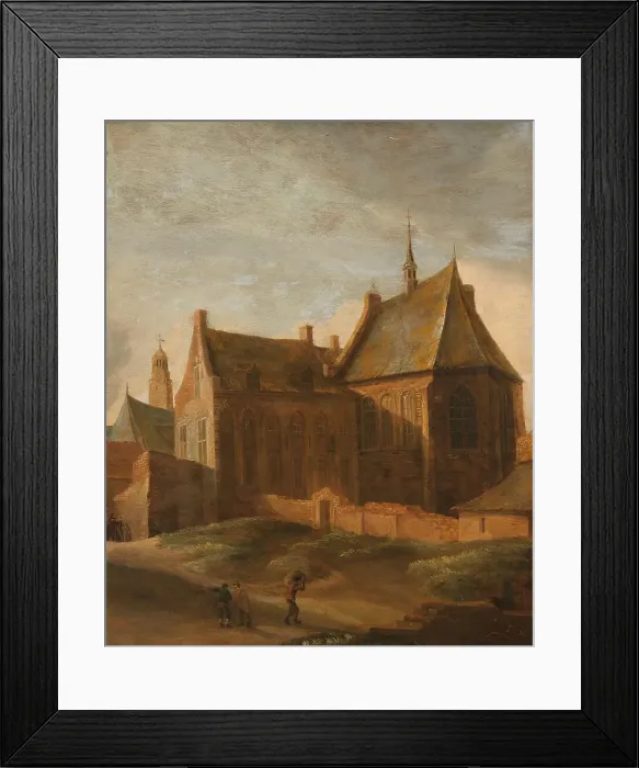Framed Print : Convent of Saint Agnes in Utrecht, 1650-1658. Creator: Pieter des Ruelles Framed Print : Convent of Saint Agnes in Utrecht, 1650-1658. Creator: Pieter des Ruelles