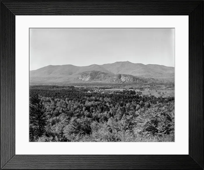 Framed Print : Moat Mountain and ledge from Mt. Surprise, North Conway and Intervale, White... c1890-1901. Creator: Unknown Framed Print : Moat Mountain and ledge from Mt. Surprise, North Conway and Intervale, White... c1890-1901. Creator: Unknown