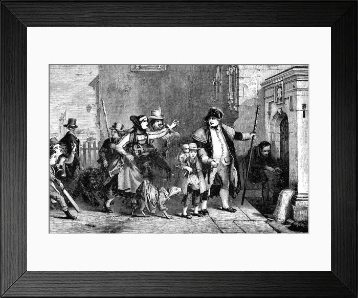 Framed Print : The Parish Beadle - painted by Sir David Wilkie, R.A. - from the National Gallery, 1856. Creator: Unknown. The Parish Beadle - painted by Sir David Wilkie, R.A. - from the National Gallery, 1856. Creator: Unknown Framed Print : The Parish Beadle - painted by Sir David Wilkie, R.A. - from the National Gallery, 1856. Creator: Unknown. The Parish Beadle - painted by Sir David Wilkie, R.A. - from the National Gallery, 1856. Creator: Unknown