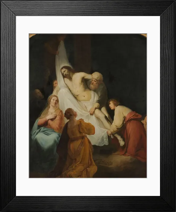 Framed Print : The Descent from the Cross, 1633. Creator: Pieter de Grebber Framed Print : The Descent from the Cross, 1633. Creator: Pieter de Grebber