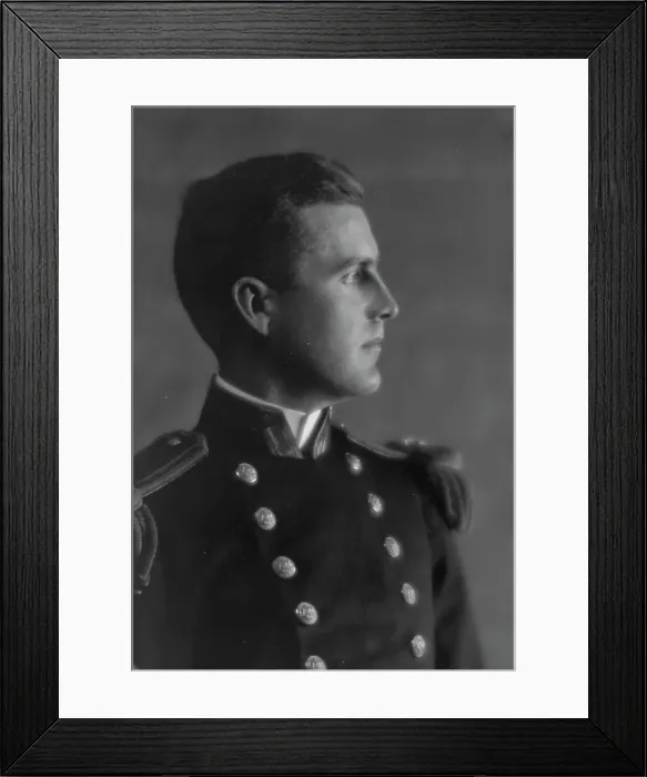 Framed Print : MacFarland, S.B. Lt. portrait photograph, 1915. Creator: Arnold Genthe Framed Print : MacFarland, S.B. Lt. portrait photograph, 1915. Creator: Arnold Genthe