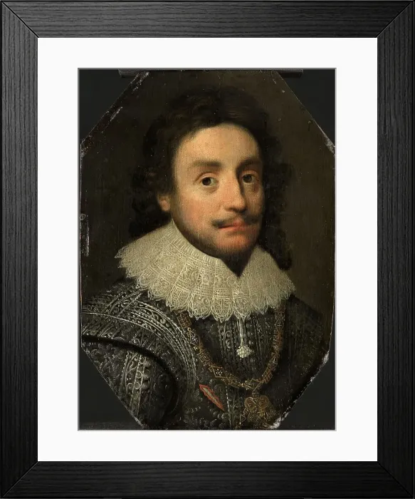 Framed Print : Portrait of Frederick V (1596-1632), Elector of the Palatinate, in or after 1621. Creator: Unknown Framed Print : Portrait of Frederick V (1596-1632), Elector of the Palatinate, in or after 1621. Creator: Unknown
