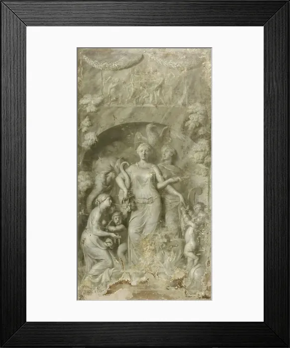Framed Print : Allegory of Charity, 1675-1683. Creator: Gerard de Lairesse Framed Print : Allegory of Charity, 1675-1683. Creator: Gerard de Lairesse