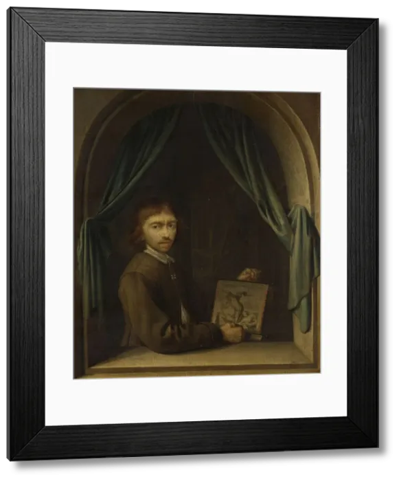 Framed Print : Self-Portrait, c.1655. Creator: Pieter Cornelisz. van Egmondt Framed Print : Self-Portrait, c.1655. Creator: Pieter Cornelisz. van Egmondt