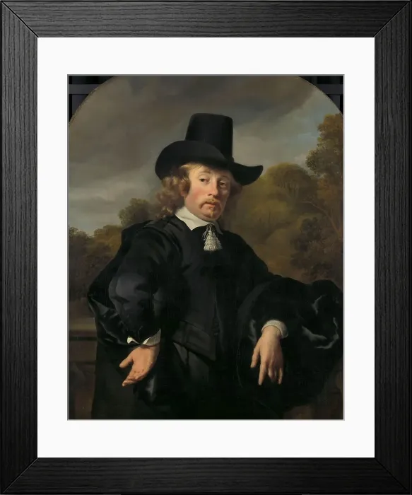 Framed Print : Portrait of Roelof Meulenaer, 1650. Creator: Ferdinand Bol Framed Print : Portrait of Roelof Meulenaer, 1650. Creator: Ferdinand Bol