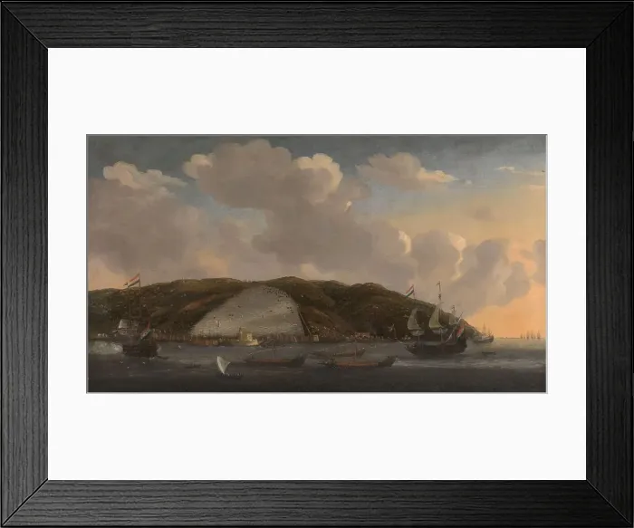 Framed Print : View of Algiers, 1662-1668. Creator: Reinier Zeeman Framed Print : View of Algiers, 1662-1668. Creator: Reinier Zeeman