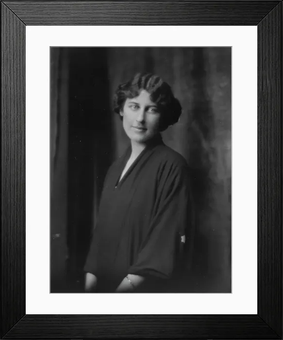 Framed Print : Milholland, Inez (Mrs. Eugene Boissevain), portrait photograph, 1914. Creator: Arnold Genthe