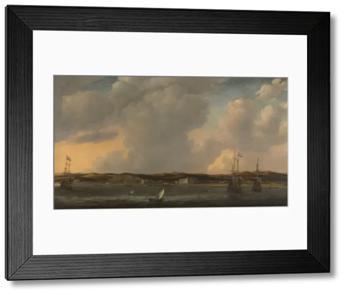 Framed Print : View of Tunis, 1662-1668. Creator: Reinier Zeeman Framed Print : View of Tunis, 1662-1668. Creator: Reinier Zeeman