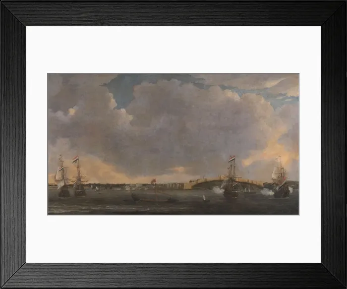 Framed Print : View of Tripoli, 1662-1668. Creator: Reinier Zeeman Framed Print : View of Tripoli, 1662-1668. Creator: Reinier Zeeman