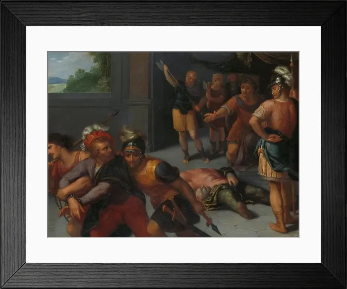 Framed Print : The Beheading of Claudius Paulus and the Capture of Julius Civilis, 1600-1613. Creator: Otto Van Veen Framed Print : The Beheading of Claudius Paulus and the Capture of Julius Civilis, 1600-1613. Creator: Otto Van Veen