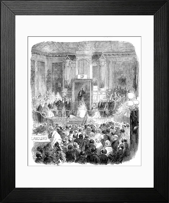 Framed Print : Presentation to Viscountess Dungannon, in Victoria Hall, Belfast - from a photograph by Glyde, of Be Creator: Unknown Framed Print : Presentation to Viscountess Dungannon, in Victoria Hall, Belfast - from a photograph by Glyde, of Be Creator: Unknown