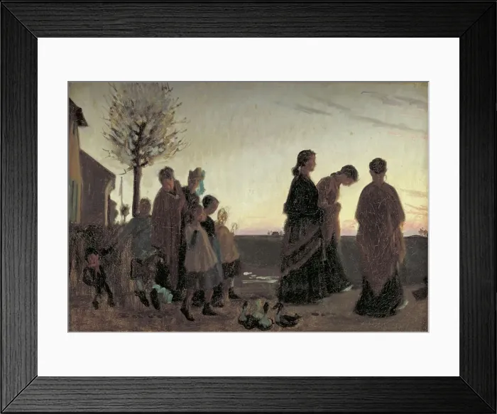 Framed Print : Confirmation Sunday, Dragor, 1876-1880. Creator: Viggo Johansen Framed Print : Confirmation Sunday, Dragor, 1876-1880. Creator: Viggo Johansen
