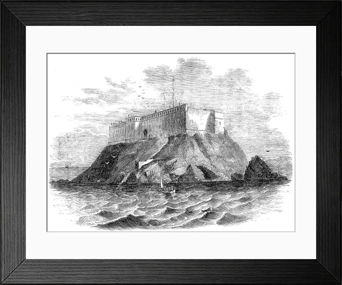 Framed Print : Thorn Fort, Milford Haven, 1856. Creator: Unknown Framed Print : Thorn Fort, Milford Haven, 1856. Creator: Unknown