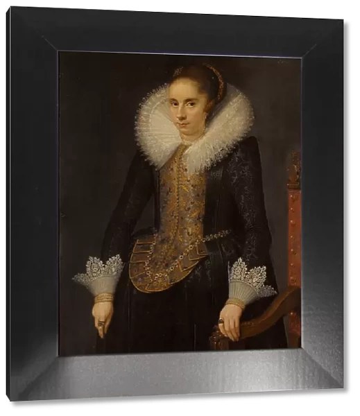 Portrait of Catharina Fourmenois (1598-1665), 1619. Creator: Salomon Mesdach