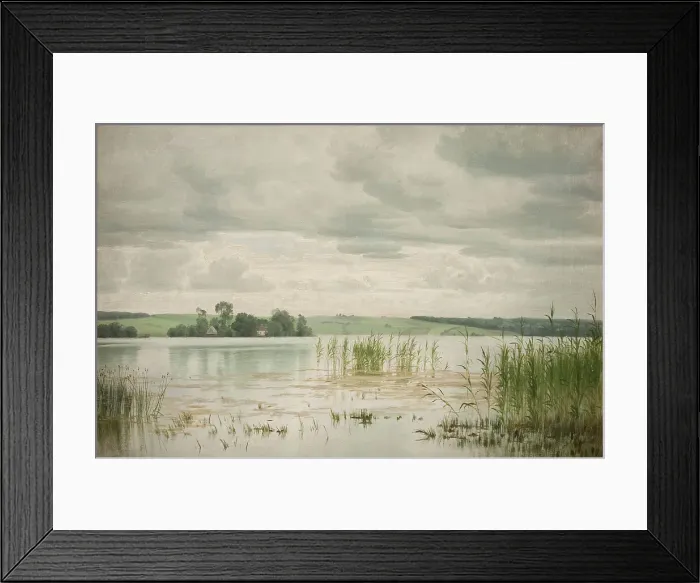 Framed Print : Esrom so, 1879. Creator: Georg Vilhelm Arnold Groth Framed Print : Esrom so, 1879. Creator: Georg Vilhelm Arnold Groth