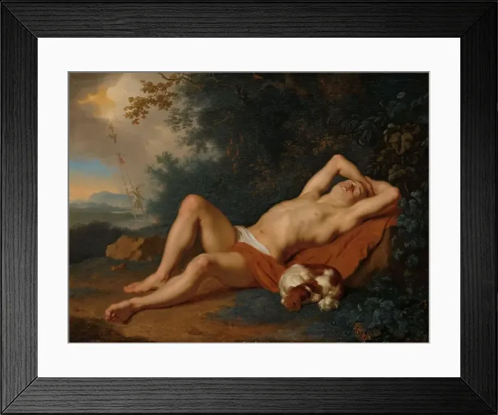 Framed Print : Jacob's Dream, 1660-1680. Creator: Ary de Vois Framed Print : Jacob's Dream, 1660-1680. Creator: Ary de Vois