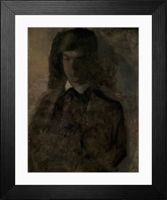 Framed Print : The painter Svend Hammershoi, the artist's brother, 1879-1916. Creator: Vilhelm Hammershoi Framed Print : The painter Svend Hammershoi, the artist's brother, 1879-1916. Creator: Vilhelm Hammershoi