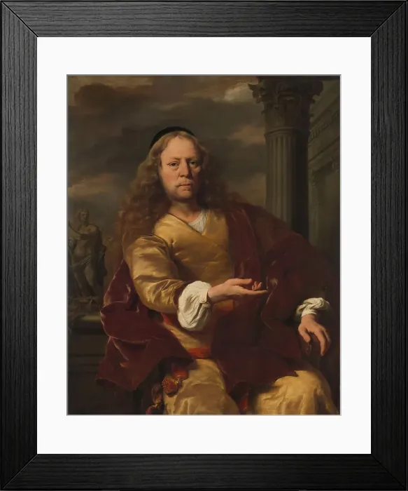 Framed Print : Portrait of a Man, 1663. Creator: Ferdinand Bol Framed Print : Portrait of a Man, 1663. Creator: Ferdinand Bol