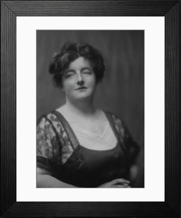 Framed Print : Norris, Charles G. Mrs. portrait photograph, 1913. Creator: Arnold Genthe Framed Print : Norris, Charles G. Mrs. portrait photograph, 1913. Creator: Arnold Genthe