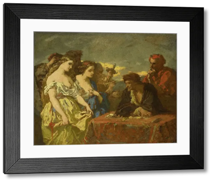 Framed Print : Lust for Gold, 1840-1879. Creator: Thomas Couture Framed Print : Lust for Gold, 1840-1879. Creator: Thomas Couture