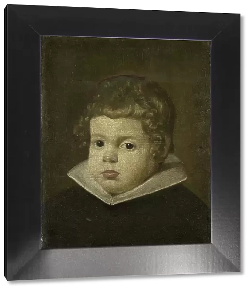 Portrait of a Boy about three years old, possibly Prince Balthasar Carlos, Son of the... 1632-1650. Creator: Unknown