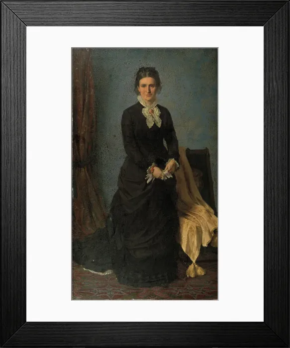 Framed Print : Kammerherreinde Caroline Amalie Meldahl, née Ræder, 1881. Creator: Jorgen Pedersen Roed Framed Print : Kammerherreinde Caroline Amalie Meldahl, née Ræder, 1881. Creator: Jorgen Pedersen Roed
