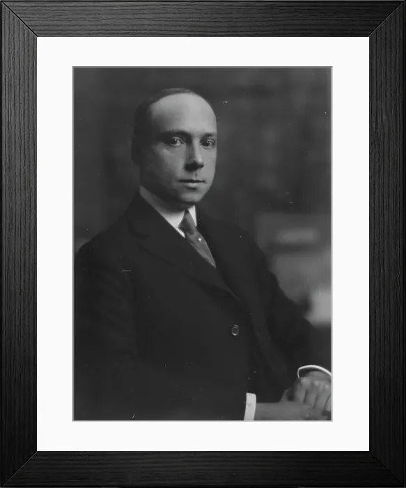 Framed Print : Oppenheimer, F.G. Dr. portrait photograph, 1916. Creator: Arnold Genthe Framed Print : Oppenheimer, F.G. Dr. portrait photograph, 1916. Creator: Arnold Genthe