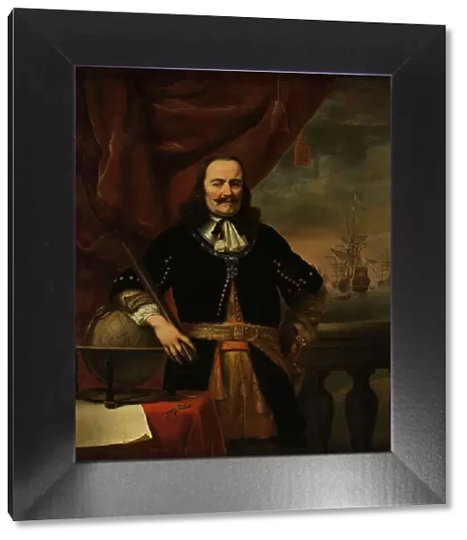 Michiel de Ruyter as Lieutenant-Admiral, 1667. Creator: Ferdinand Bol