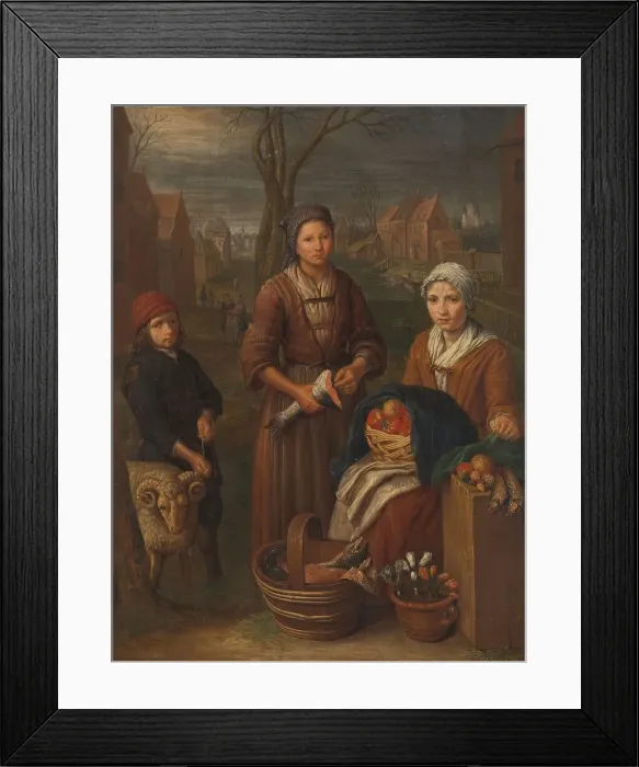 Framed Print : Allegory of the Month of March, after 1730. Creator: Peeter Snyers Framed Print : Allegory of the Month of March, after 1730. Creator: Peeter Snyers