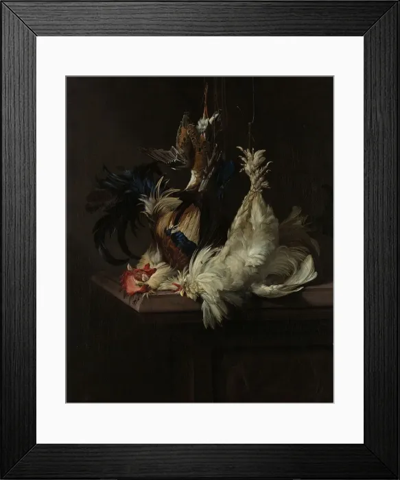 Framed Print : Still Life with Fowl, 1658. Creator: Willem van Aelst Framed Print : Still Life with Fowl, 1658. Creator: Willem van Aelst